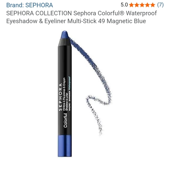Sephora Bold Blue Eye Pencil - Picture 2 of 2